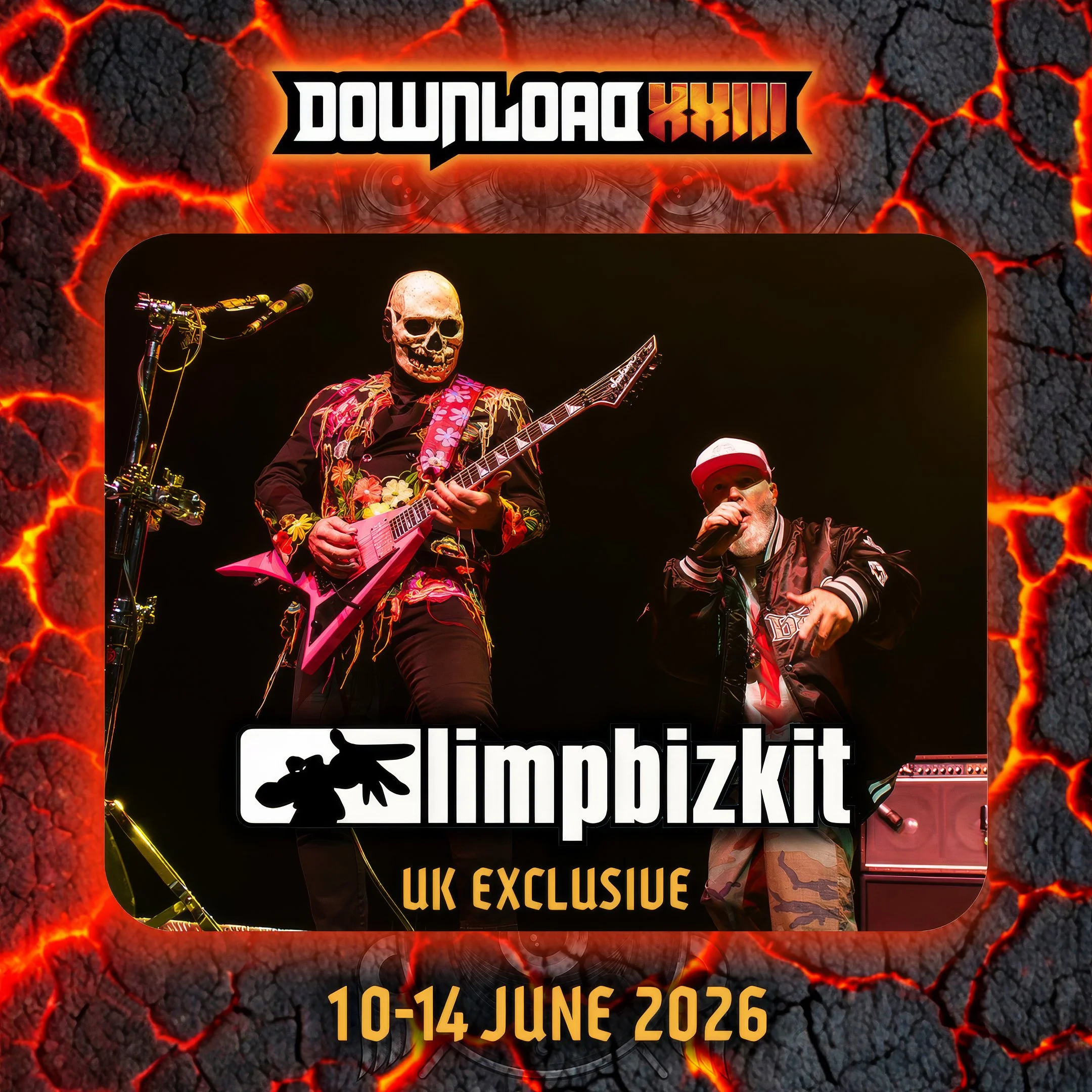 Headliners for Download XXIII announced - Limp Bizkit / Guns n